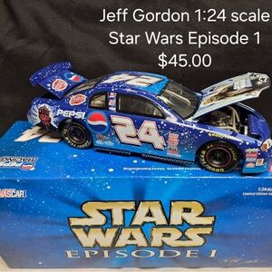 Nascar Star Wars Episode 1 Blue Race Car